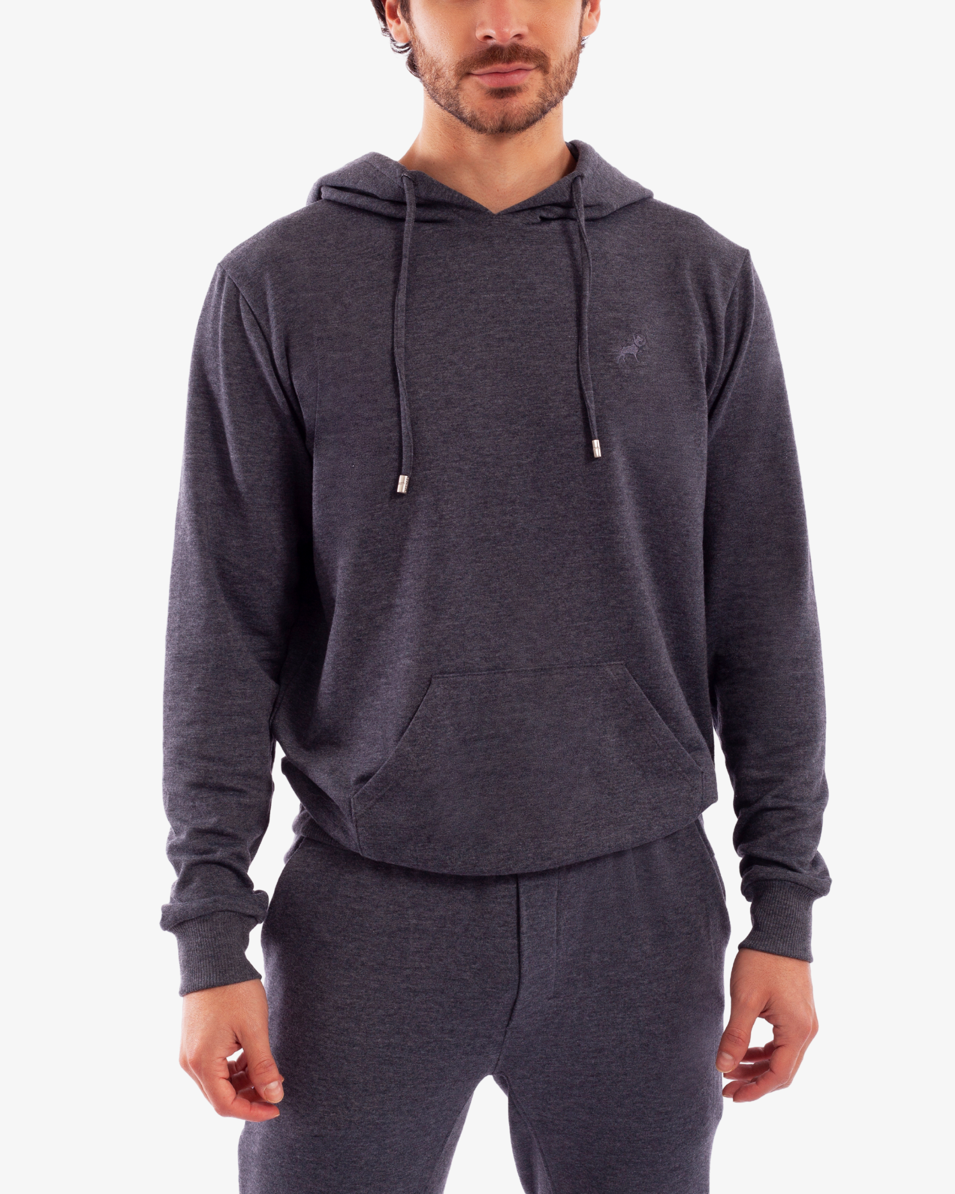 HEMP INTERSTELLAR HOODIE - GRIS OSCURO
