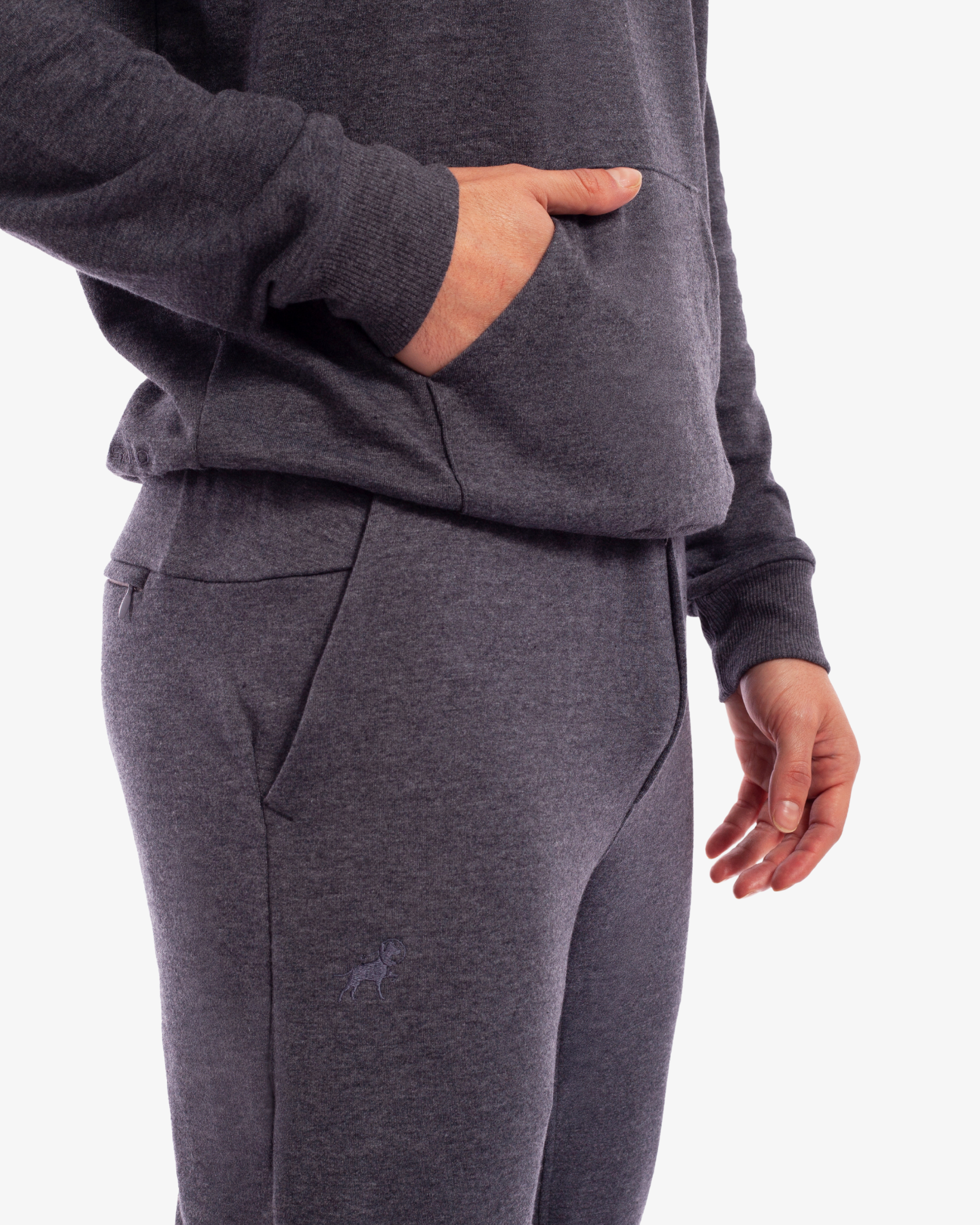 HEMP INTERSTELLAR HOODIE - GRIS OSCURO