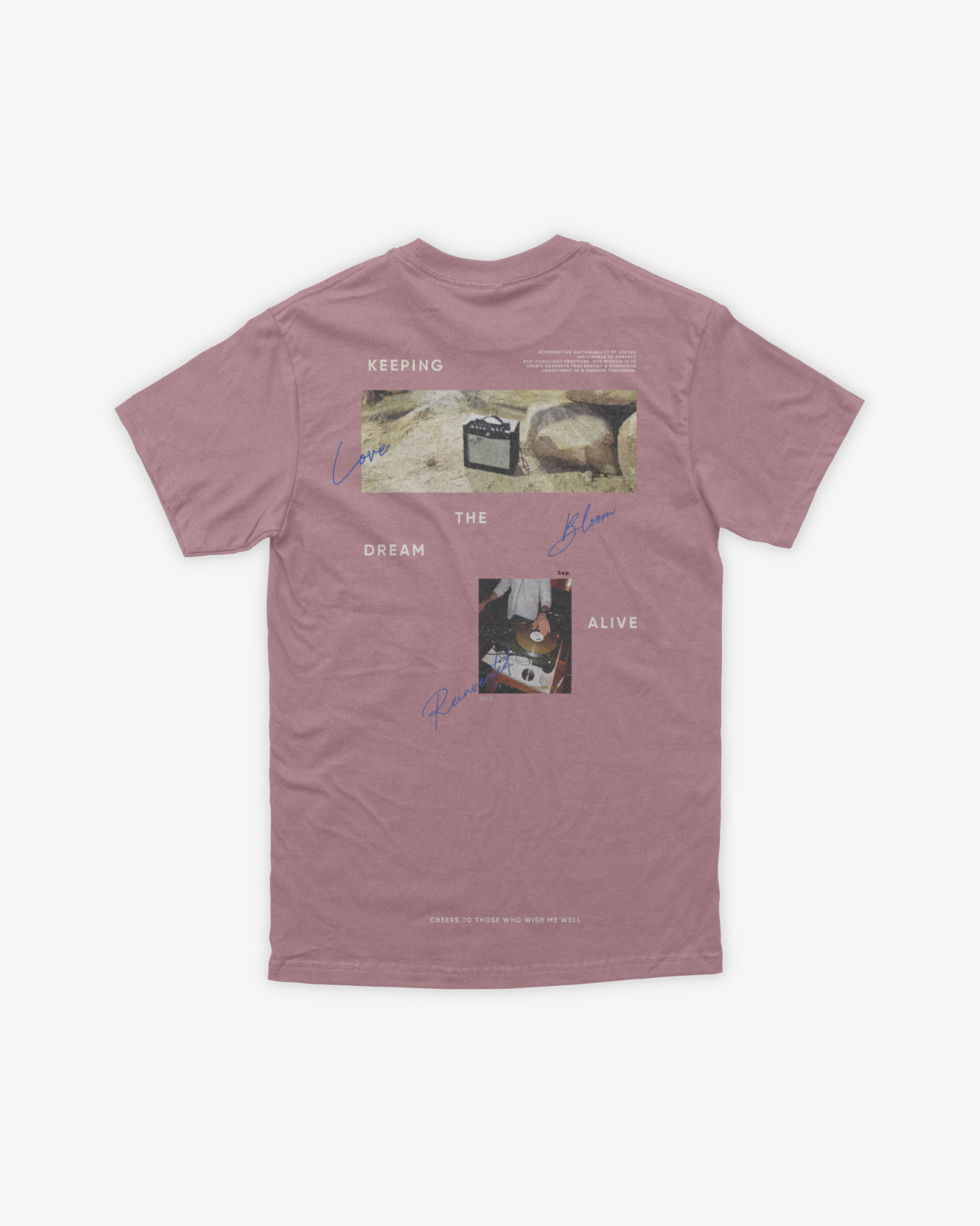 HEMP DREAM T-SHIRT - PINKWOOD (WOMAN)