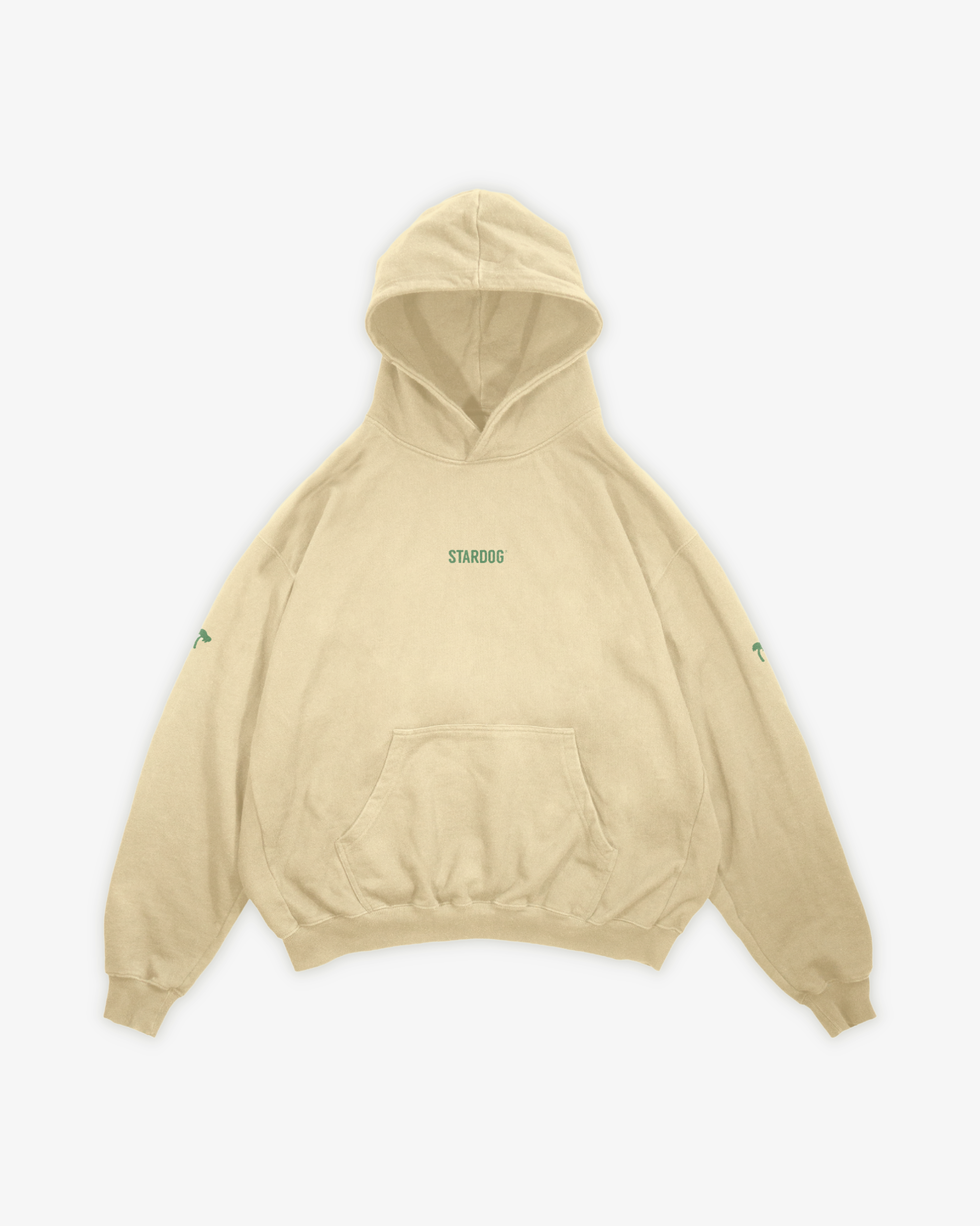 MEN'S COTTON STARDOG HOODIE - BEIGE