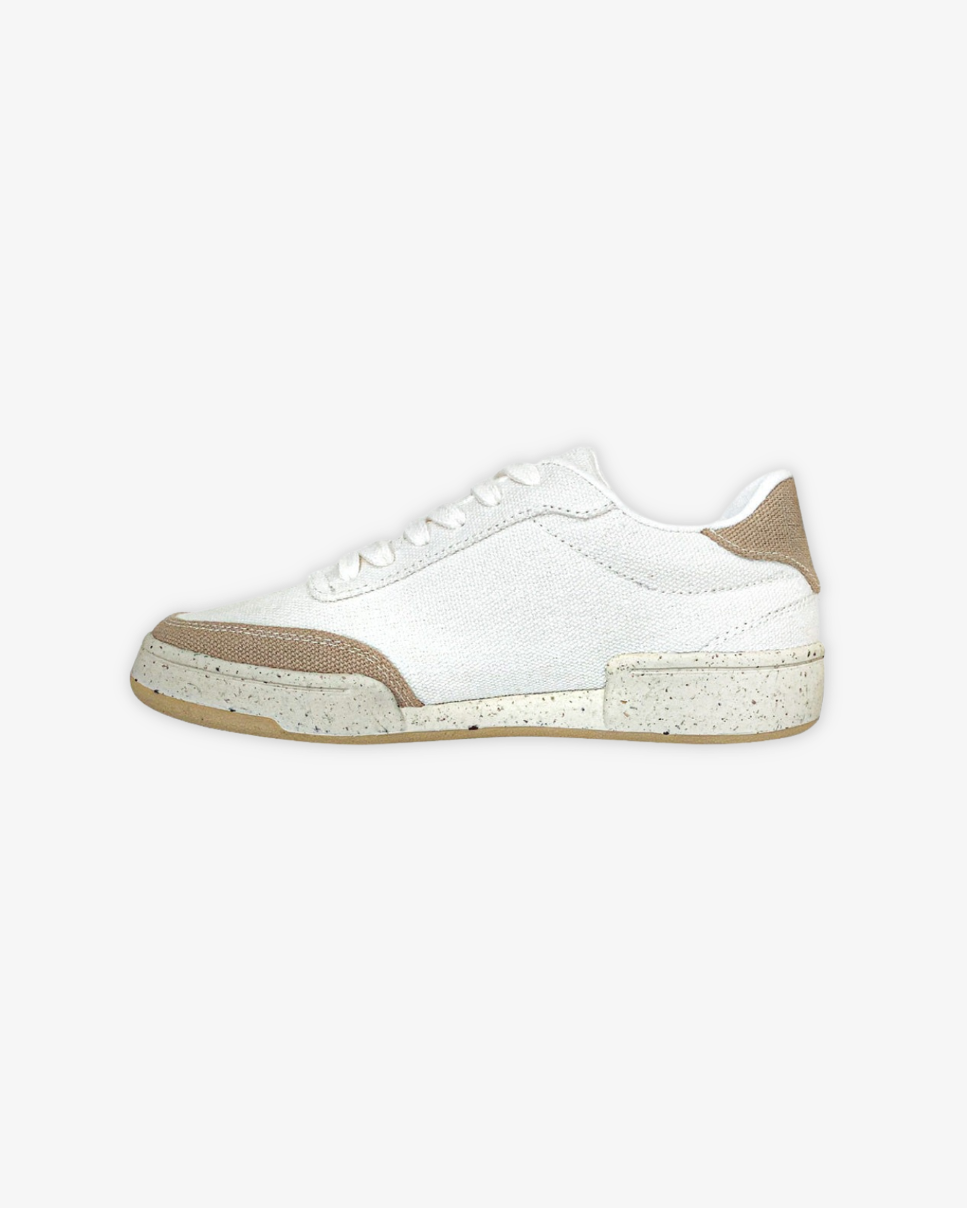 HEMP MEN'S ENERGY SNEAKERS - BLANCO Y CAFÉ CLARO (HOMBRE)