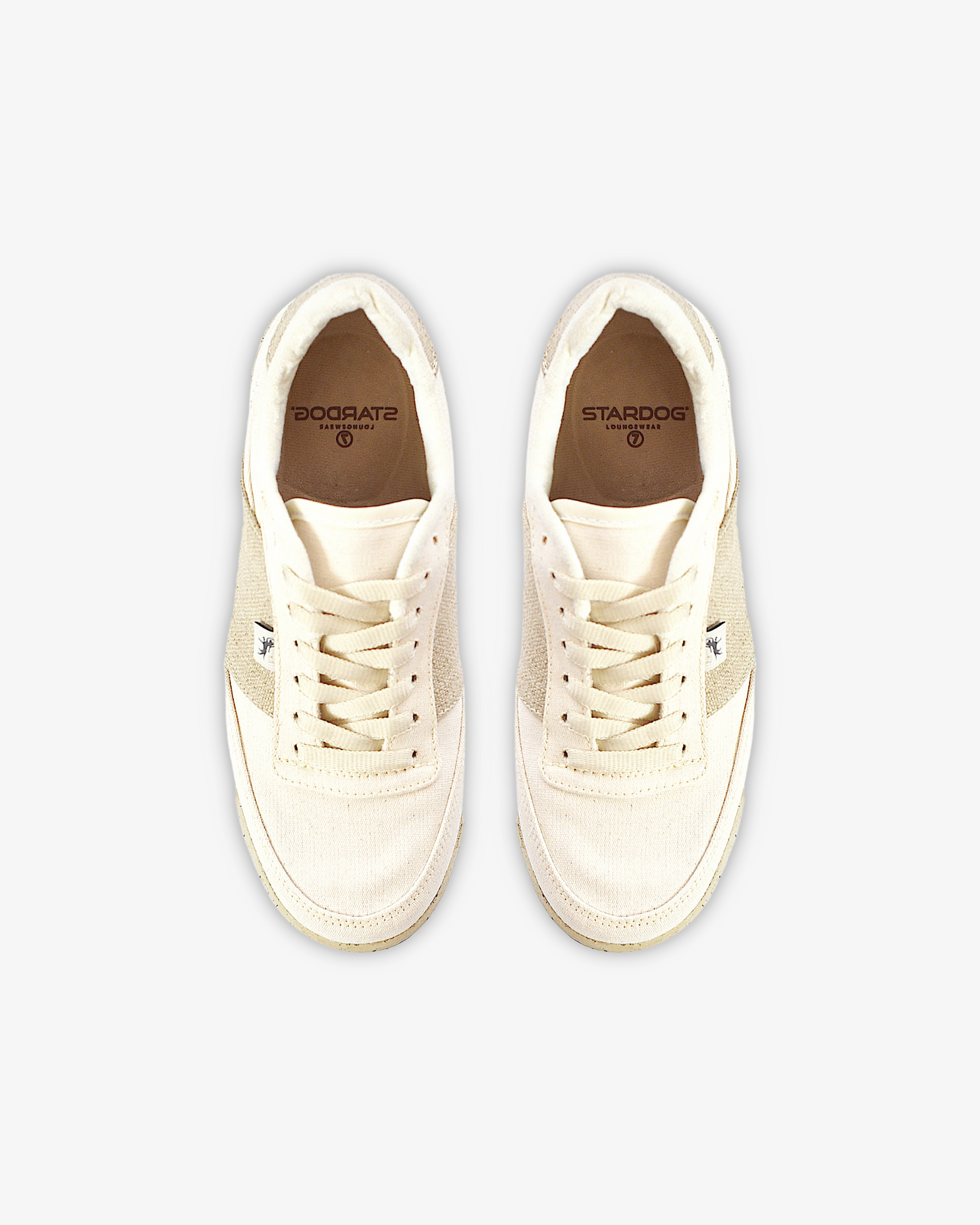 HEMP WOMEN'S EXPEDITION SNEAKERS - BLANCO Y CAFÉ CLARO (MUJER)