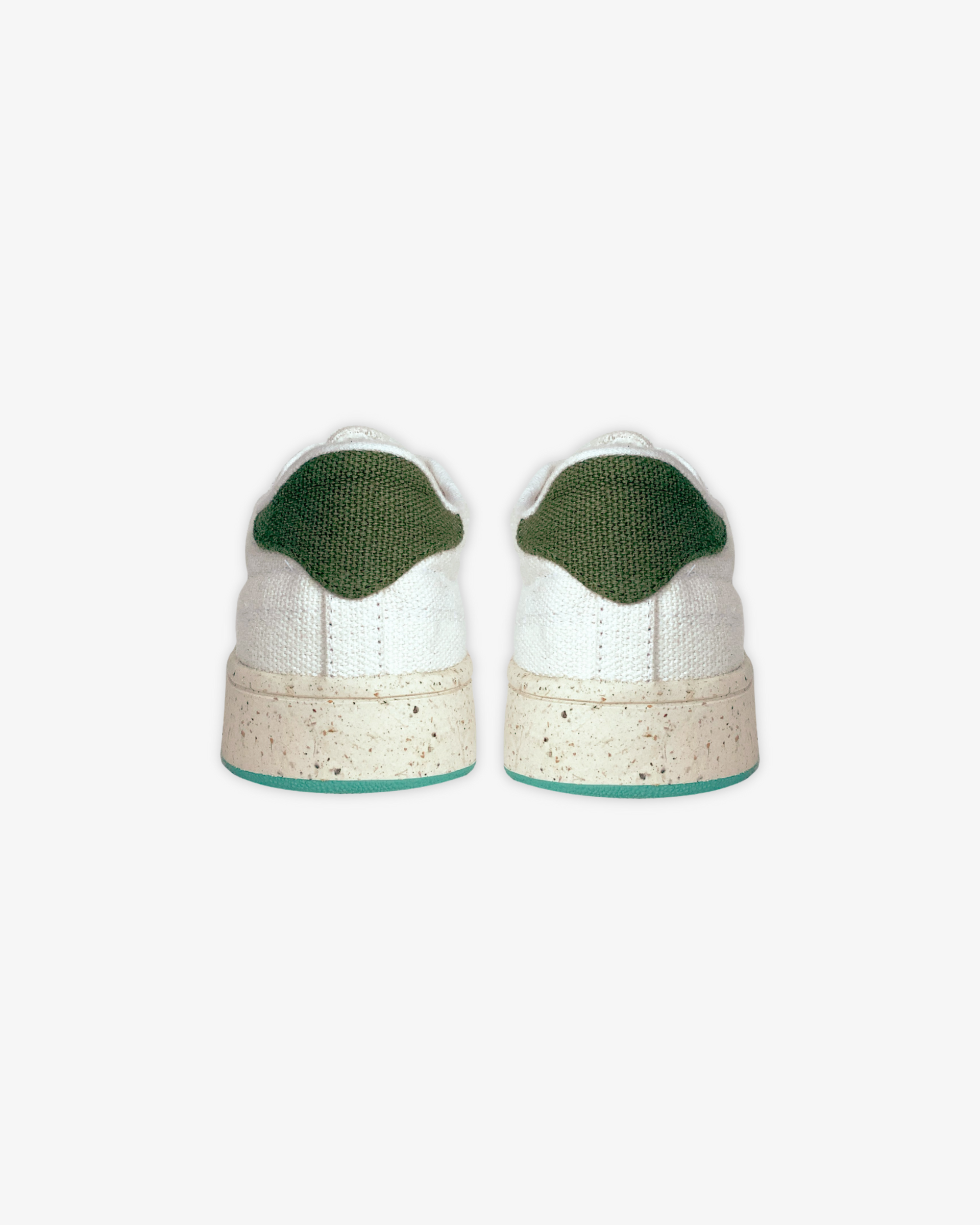 HEMP WOMEN'S ENERGY SNEAKERS - WHITE AND GREEN (WOMAN)