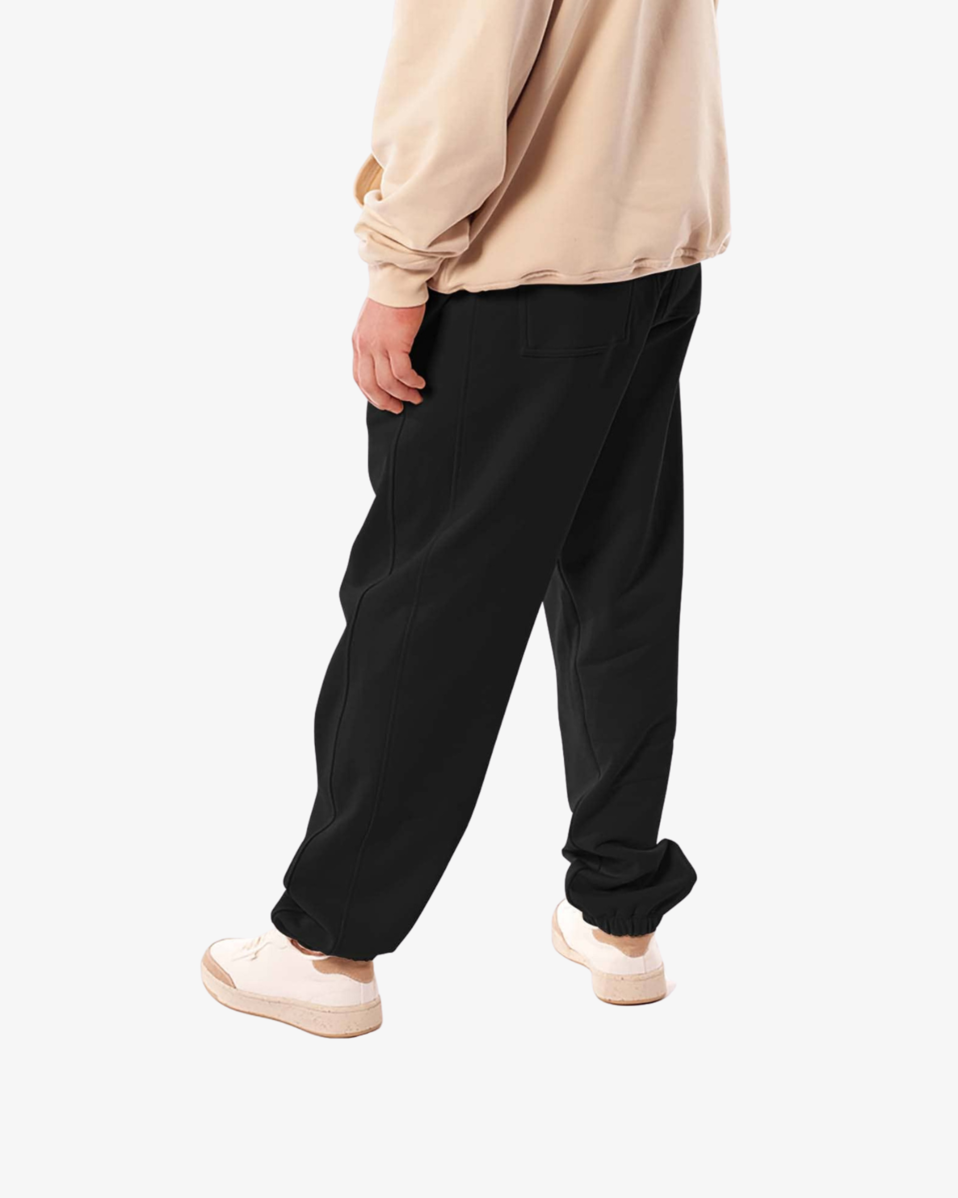 COTTON CLOUD JOGGER - BLACK