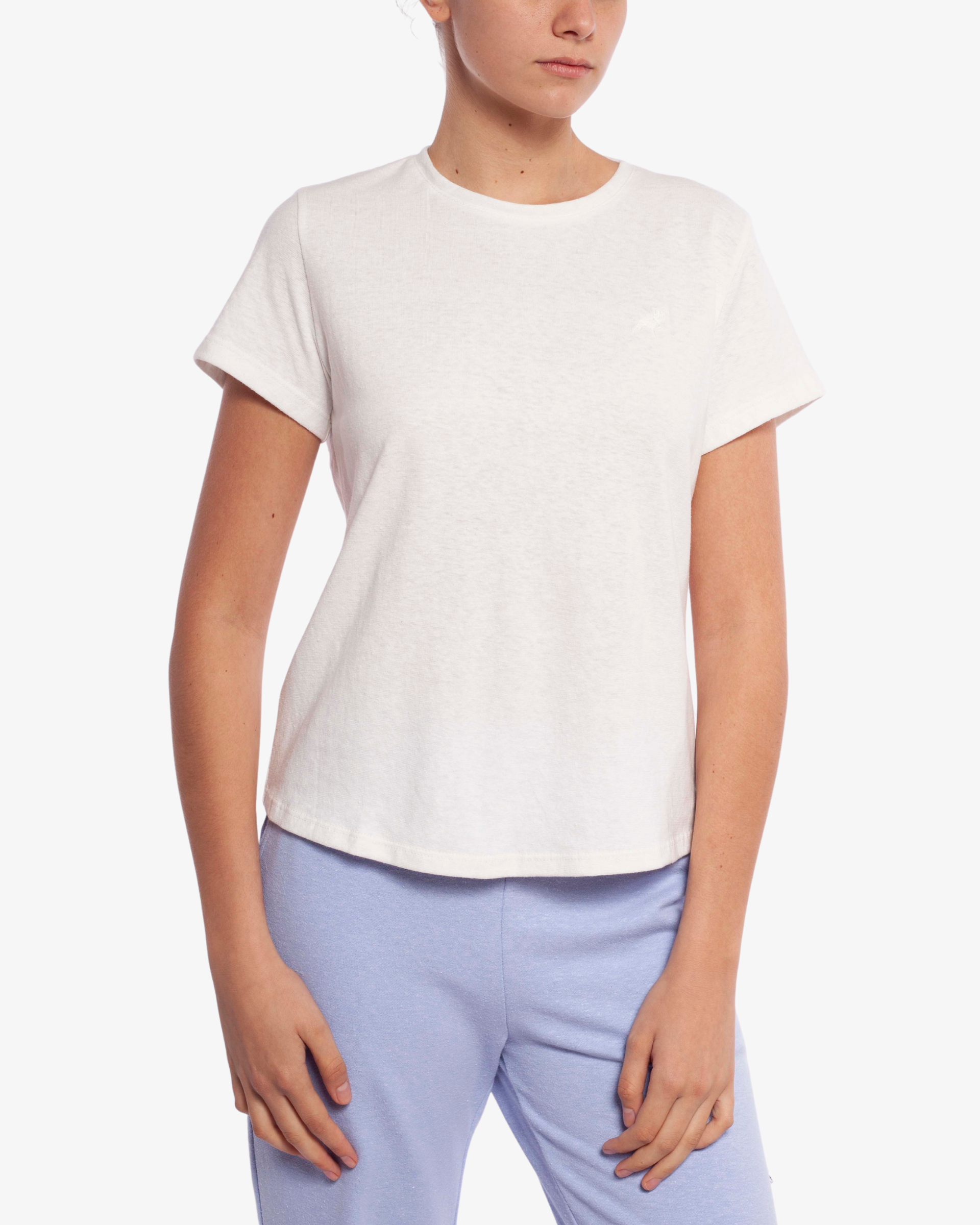HEMP ASTER CLASSIC T-SHIRT - BLANCO