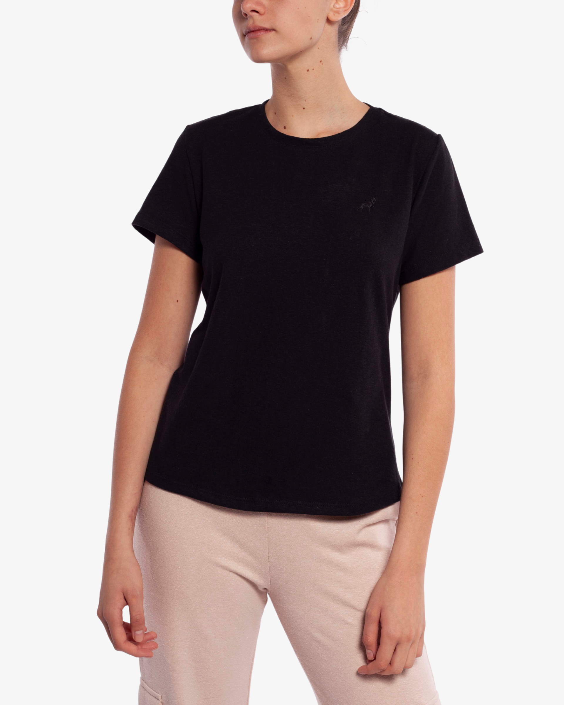 HEMP ASTER CLASSIC T-SHIRT - NEGRO