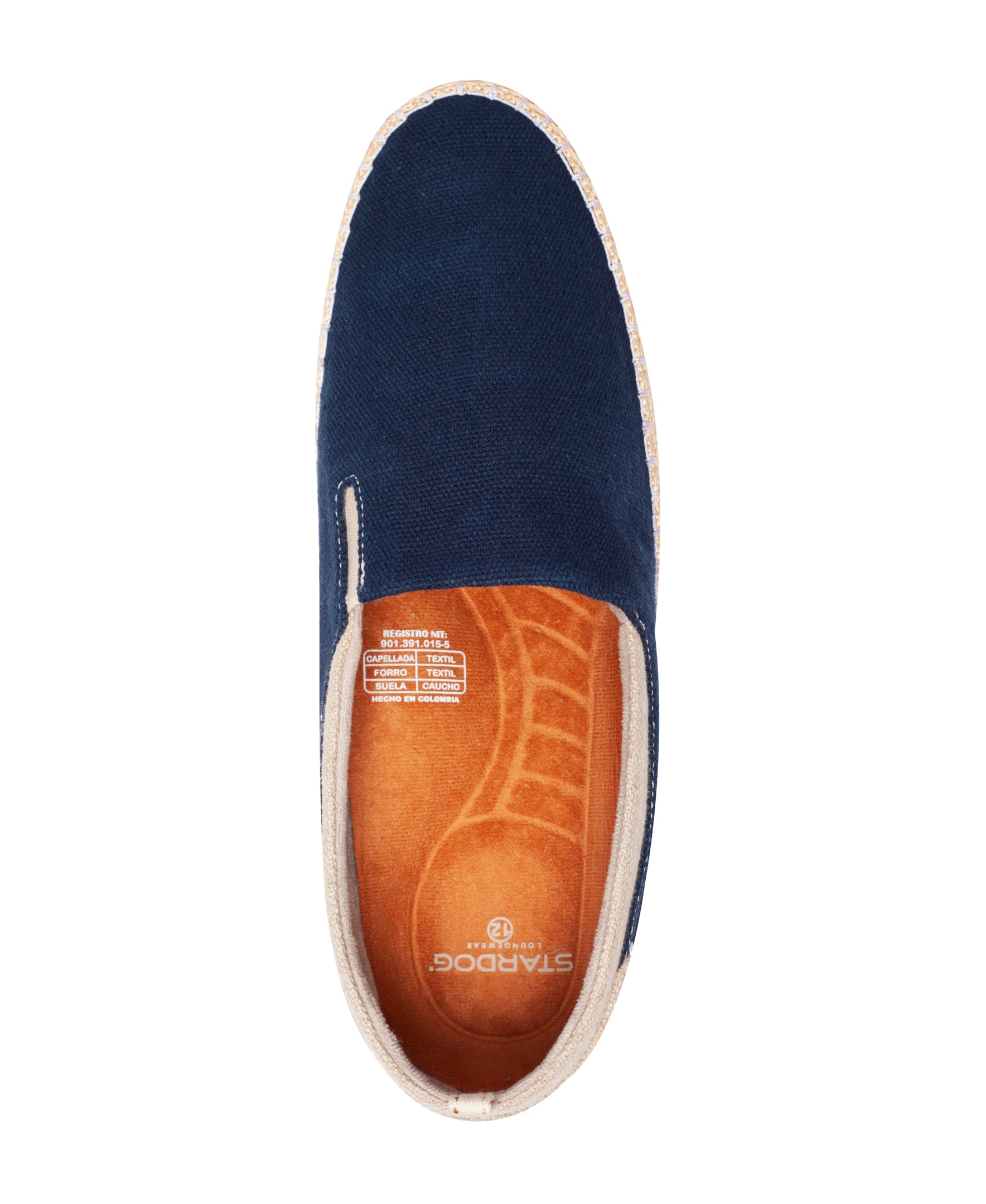 HEMP MEN'S STARTONIC SHOES - BLUE