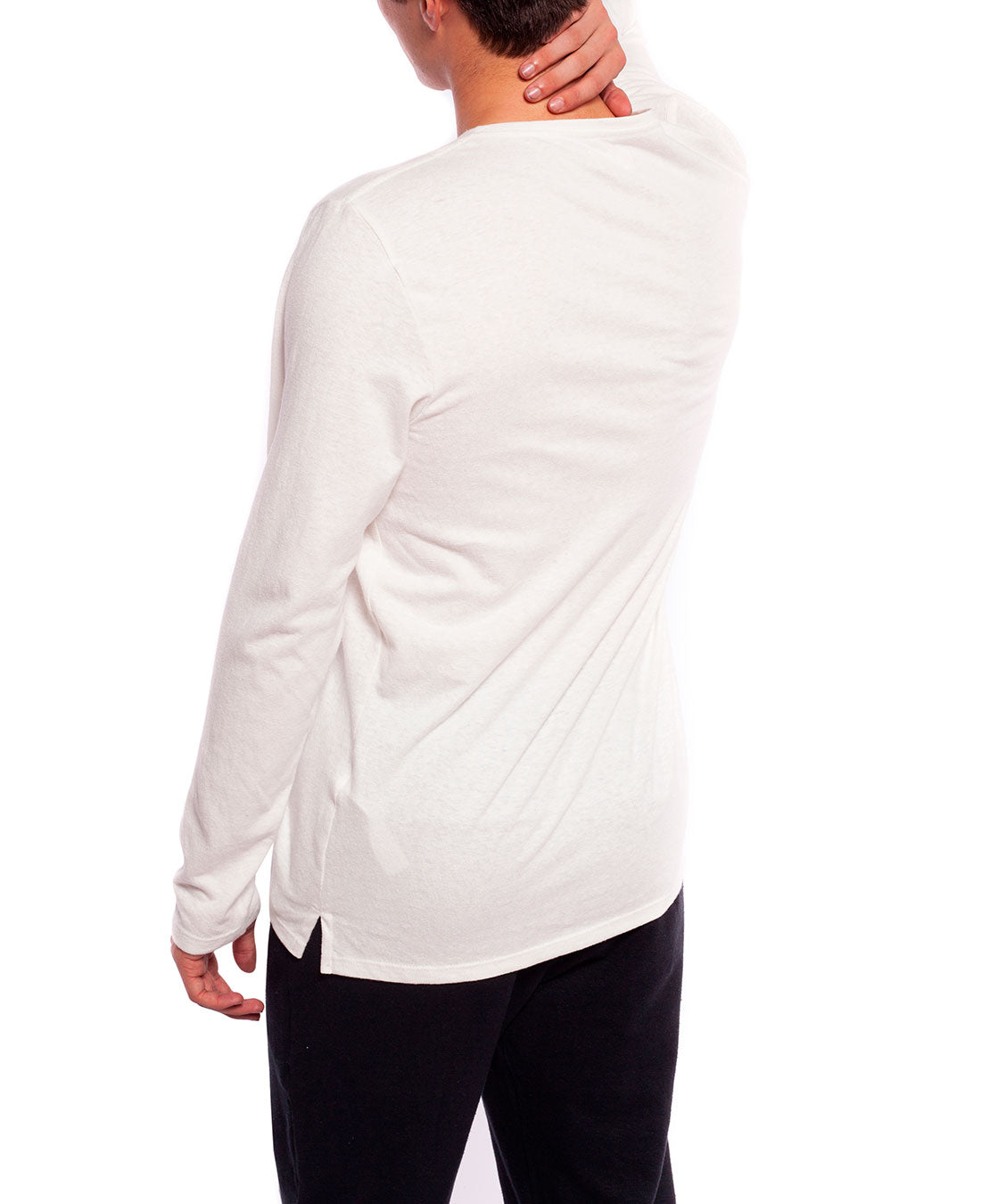 HEMP ORBIT HENLEY - BLANCO